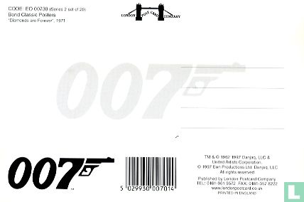 EO 00730 - Bond Classic Posters - Diamonds are Forever - Afbeelding 2