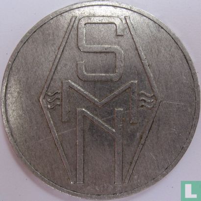 Boordgeld 50 cent 1947 SMN - Image 2