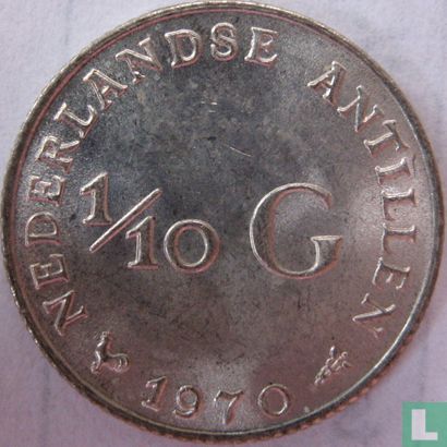 Niederländische Antillen 1/10 Gulden 1970 - Bild 1