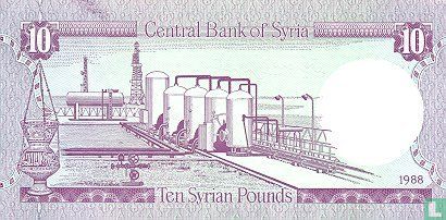 Syria 10 Pounds 1988 - Image 2