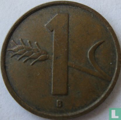 Suisse 1 rappen 1951 - Image 2