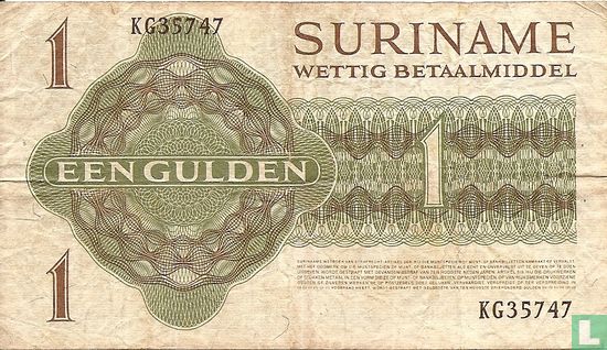 Suriname 1 Gulden 1974 - Bild 2