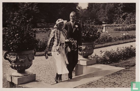 H. K. H. Prinses Juliana met Z. H. Prins Bernhard