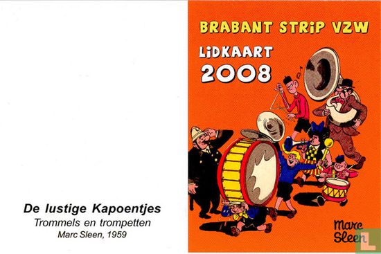 Brabant Strip lidkaart 2008 - Image 1