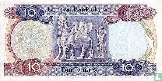 Irak 10 Dinars   - Afbeelding 2