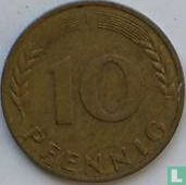 Duitsland 10 pfennig 1971 (F) - Afbeelding 2