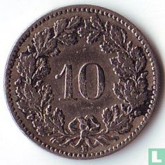 Zwitserland 10 rappen 1914 - Afbeelding 2