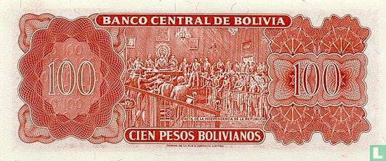 Bolivie 100  Pesos Bolivianos - Image 2