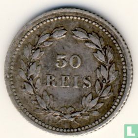 Portugal 50 réis 1893 - Afbeelding 2