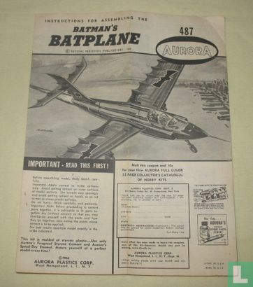 Batplane Model Kit - Afbeelding 3
