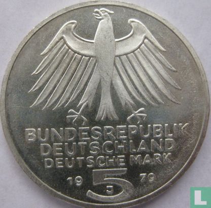 Duitsland 5 mark 1979 "150th anniversary German Archaeological Institute" - Afbeelding 1
