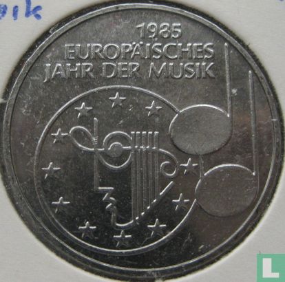 Duitsland 5 mark 1985 "European year of music" - Afbeelding 2