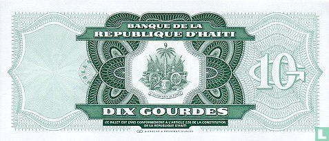 Haiti 10 Gourdes - Image 2