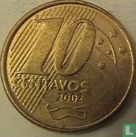 Brasilien 10 Centavo 2002 - Bild 1
