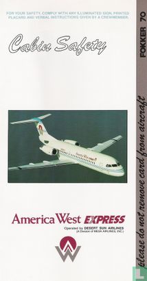 America West Express - Fokker 70 (01) - Image 1