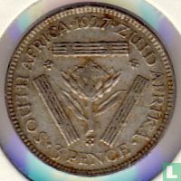 Afrique du Sud 3 pence 1927 - Image 1
