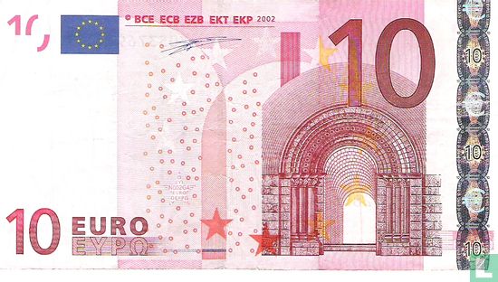 Zone Euro 10 Euro Y-N-Du - Image 1