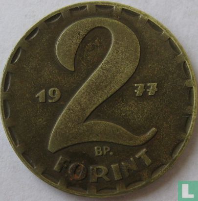 Hongarije 2 forint 1977 - Afbeelding 1