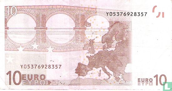 Eurozone 10 Euro Y-N-Du - Afbeelding 2