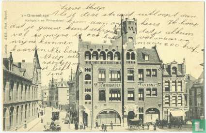 Den Haag - Kerkplein en Prinsestraat