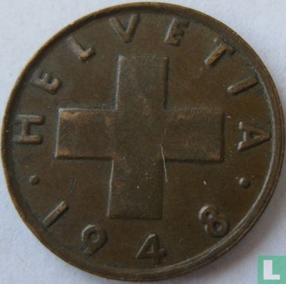 Switzerland 2 rappen 1948 - Image 1