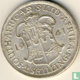 Zuid-Afrika 2 shillings 1941 - Afbeelding 1