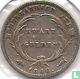 Dutch East Indies ¼ gulden 1840 (type 1) - Image 1
