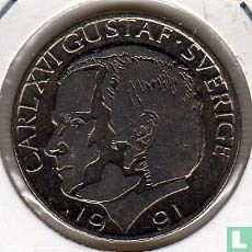 Schweden 1 Krona 1991 - Bild 1