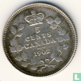 Kanada 5 Cent 1902 (ohne H) - Bild 1