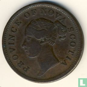 Nouvelle-Écosse 1 penny 1840 - Image 2