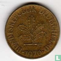 Duitsland 10 pfennig 1970 (J) - Afbeelding 1