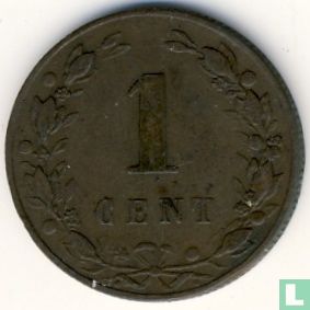 Nederland 1 cent 1880 - Afbeelding 2