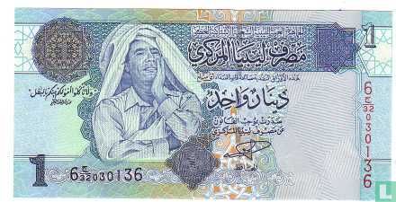 Libië 1 Dinar  - Afbeelding 1