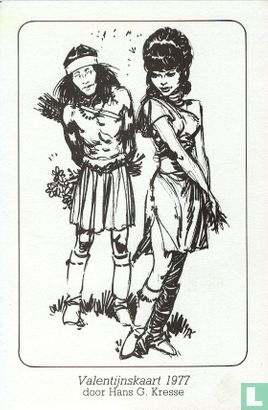 Valentijnskaart 1977 - Afbeelding 1