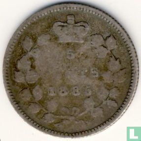 Canada 5 cents 1885 - Image 1