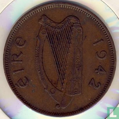 Ierland 1 penny 1942 - Afbeelding 1