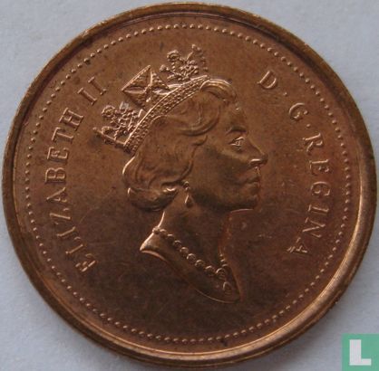 Canada 1 cent 1999 (zinc recouvert de cuivre - sans P) - Image 2