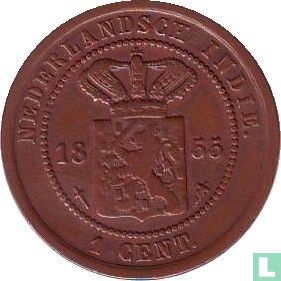 Dutch East Indies 1 cent 1855 - Image 1