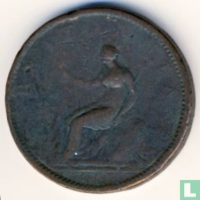Royaume-Uni 1 penny 1806 - Image 2