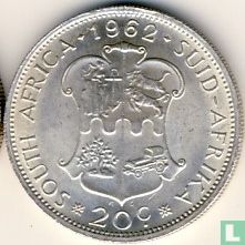 Afrique du Sud 20 cents 1962 (petite date) - Image 1