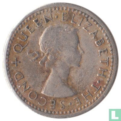 Rhodesia and Nyasaland 3 pence 1956 - Image 2