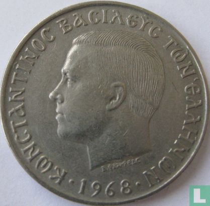 Greece 10 drachmai 1968 - Image 1