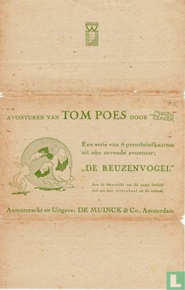 Tom Poes kaart 40 "Dat is de verdwijnmantel van Hocus Pas!" - Image 2
