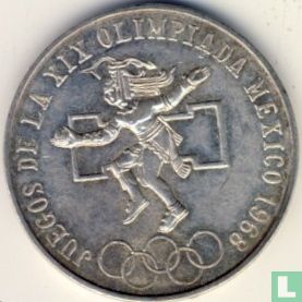 Mexico 25 pesos 1968 (type 1) "Summer Olympics in Mexico City" - Afbeelding 1