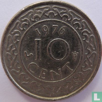 Suriname 10 Cent 1976 - Bild 1