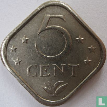 Antilles néerlandaises 5 cent 1979 - Image 2