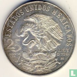 Mexico 25 pesos 1968 (type 1) "Summer Olympics in Mexico City" - Afbeelding 2