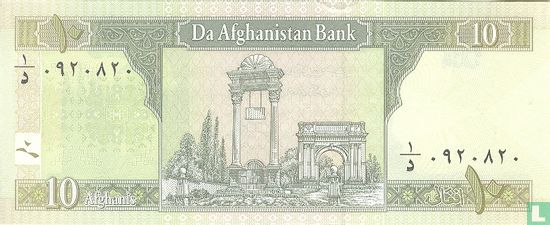 Afghanistan 10 Afghanis  - Bild 2