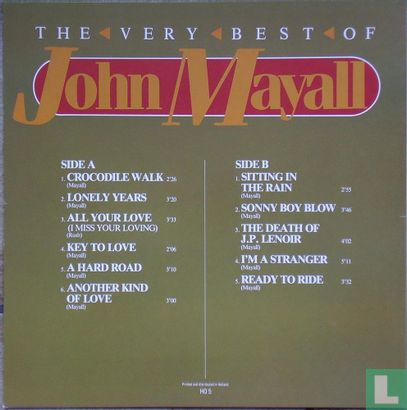 The Very Best of John Mayall - Afbeelding 2