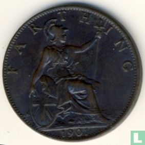 Vereinigtes Königreich 1 Farthing 1901 - Bild 1